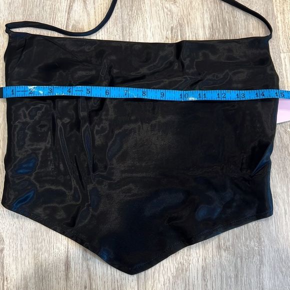 Womens satin cowl neck scarf tank top size XS NWT! - Picture 6 of 9